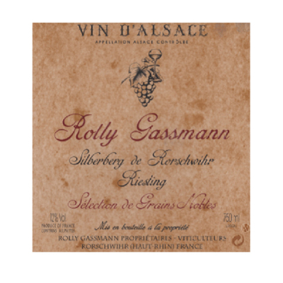 Rolly Gassmann Riesling Silberberg Rorschwihr SGN 2021 (6x75cl)