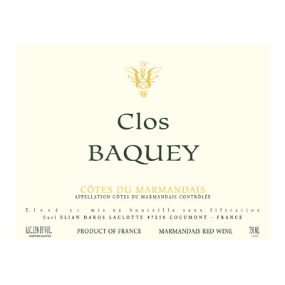 Elian Da Ros Clos Baquey 2017 (6x75cl)