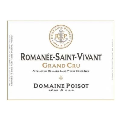 Poisot Romanee Saint Vivant Grand Cru 2010 (6x75cl)