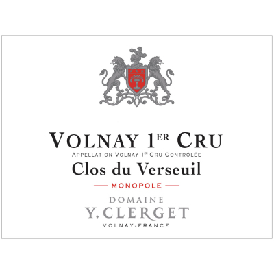 Y. Clerget Volnay 1er Cru Clos du Verseuil 2016 (6x75cl)