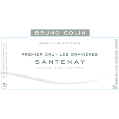 Bruno Colin Santenay 1er Cru Les Gravieres Rouge 2021 (6x75cl)