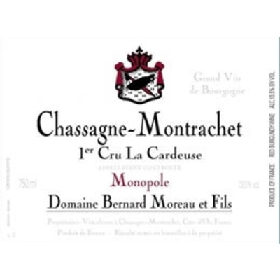 Alex Moreau Chassagne-Montrachet 1er Cru La Cardeuse Rouge 2021 (3x75cl)