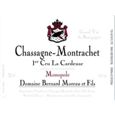 Alex Moreau Chassagne-Montrachet 1er Cru La Cardeuse Rouge 2022 (6x75cl)