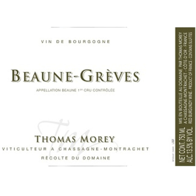 Thomas Morey Beaune 1er Cru Greves Rouge 2015 (9x75cl)
