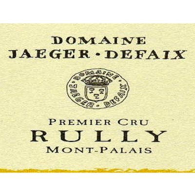 Jaeger Defaix Rully 1er Cru Mont Palais 2022 (6x75cl)