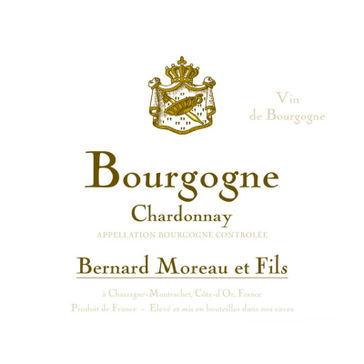 Bernard Moreau Bourgogne Chardonnay 2021 (6x75cl)