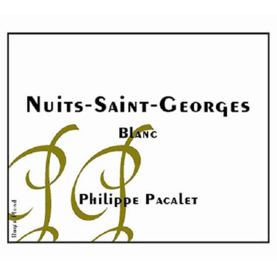 Philippe Pacalet Nuits Saint Georges Blanc 2017 (12x75cl)