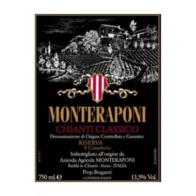 Monteraponi Chianti Classico Riserva Campitello 2019 (6x75cl)