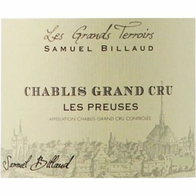 Samuel Billaud Chablis Grand Cru Preuses 2020 (6x75cl)