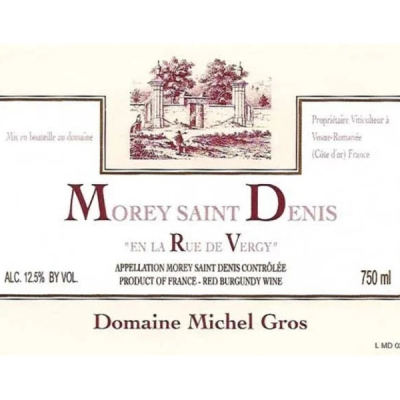 Michel Gros Morey Saint Denis En la Rue de Vergy Rouge 2023 (6x75cl)