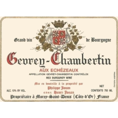 Henri Jouan Gevrey-Chambertin Aux Echezeaux 2013 (6x75cl)