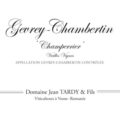 Jean Tardy Gevrey Chambertin Champerrier Vv 2022 (6x75cl)