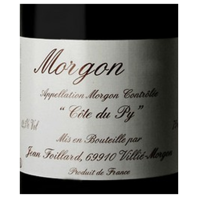 Jean Foillard Morgon Cote Du Py 2015 (12x75cl)