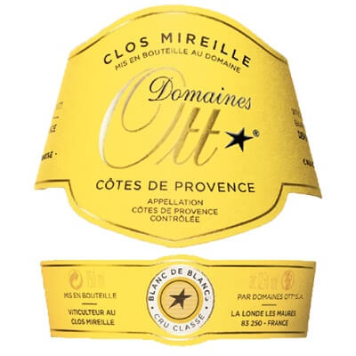 Ott Clos Mireille Cotes de Provence Blanc de Blancs 2021 (6x75cl)