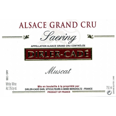 Dirler-Cade Muscat Saering 2014 (6x75cl)