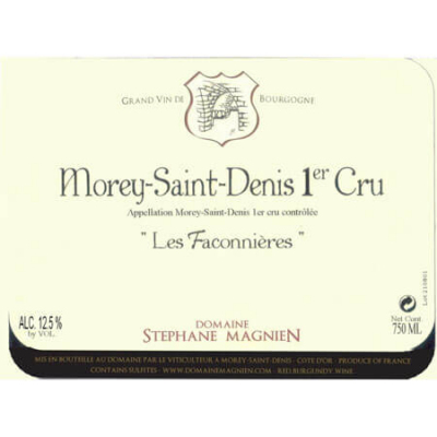 Stephane Magnien Morey-Saint-Denis 1er Cru Les Faconnieres 2020 (6x75cl)
