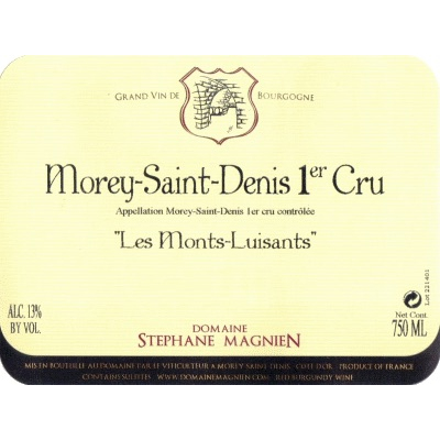 Stephane Magnien Morey-Saint-Denis 1er Cru Les Monts Luisants Rouge 2020 (6x75cl)