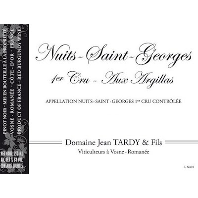 Jean Tardy Nuits-Saint-Georges 1er Cru Argillas  2017 (6x75cl)