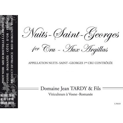 Jean Tardy Nuits-Saint-Georges 1er Cru Argillas  2019 (6x75cl)