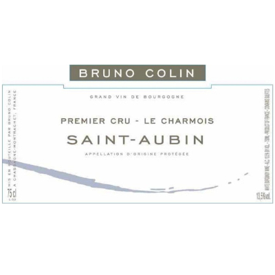 Bruno Colin Saint Aubin 1er Cru Le Charmois 2018 (12x75cl)