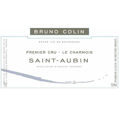 Bruno Colin Saint Aubin 1er Cru Le Charmois 2022 (6x75cl)