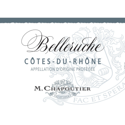 Chapoutier Cotes Du Rhone Belleruche Rouge 2023 (6x75cl)