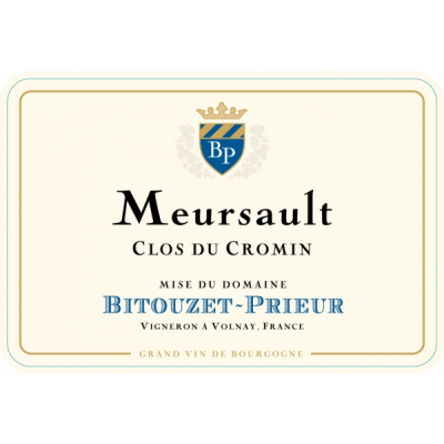 Bitouzet Prieur Meursault Clos du Cromin 2018 (6x75cl)