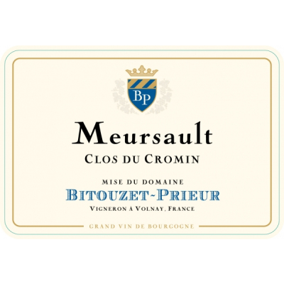 Bitouzet Prieur Meursault Clos du Cromin 2022 (6x75cl)