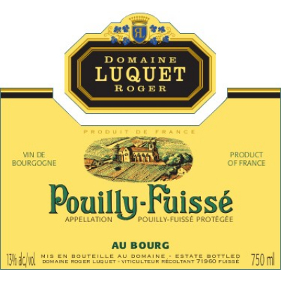 Luquet Pouilly Fuisse Au Bourg 2016 (12x75cl)