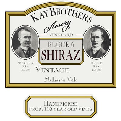 Kay Brothers Amery Block 6 Shiraz 2018 (6x75cl)
