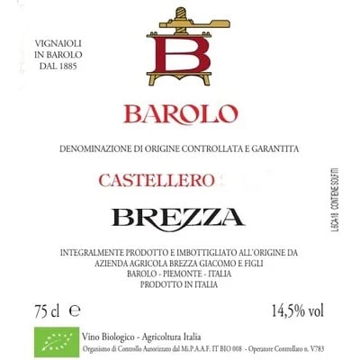 Brezza Barolo Castellero 2018 (6x75cl)