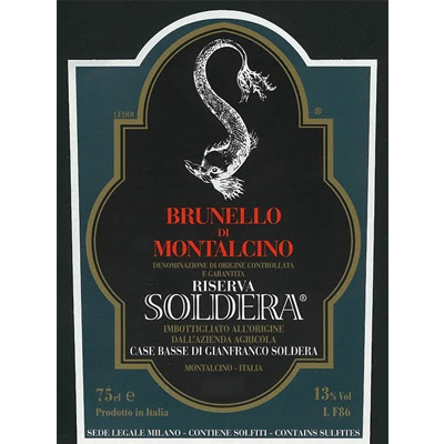 Soldera Case Basse Brunello di Montalcino Riserva 2006 (1x75cl)