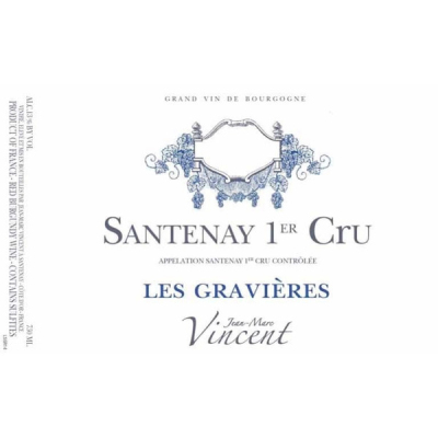 Jean-Marc Vincent Santenay 1er Cru Les Gravieres Rouge 2022 (6x75cl)