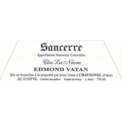 Edmond Vatan Sancerre Clos La Neore 2017 (6x75cl)