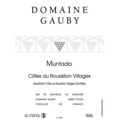 Gauby Cotes du Roussillon-Villages Muntada 2014 (1x75cl)