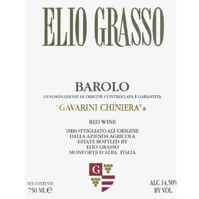 Elio Grasso Barolo Gavarini Chiniera 2018 (1x75cl)
