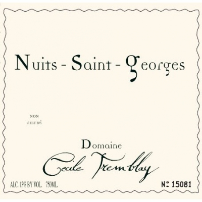 Cecile Tremblay Nuits-Saint-Georges 1er Cru Les Murgers 2016 (1x75cl)