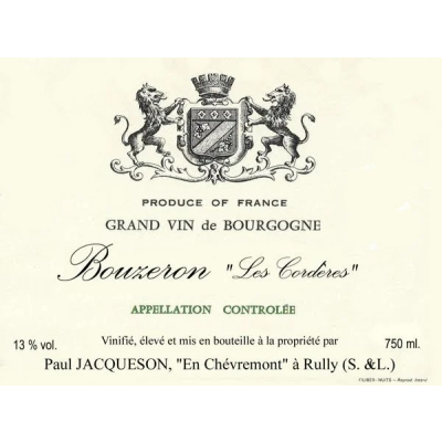 Jacqueson Bouzeron Corderes 2022 (6x75cl)