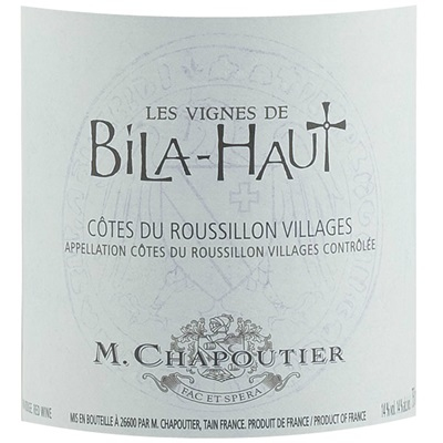 Chapoutier Bila-Haut Cotes-du-Roussillon Villages 2015 (6x75cl)
