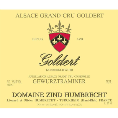 Zind Humbrecht Gewurztraminer Goldert 2001 (1x75cl)