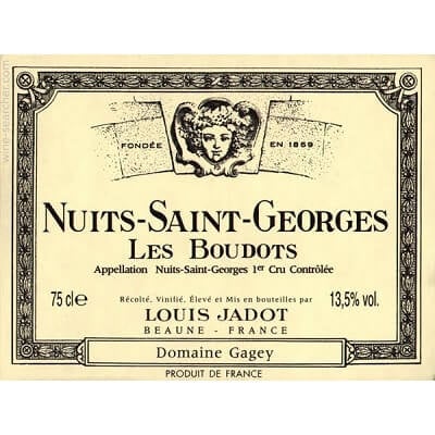 Louis Jadot (Gagey) Nuits-Saint-Georges 1er Cru Les Boudots 2021 (6x75cl)