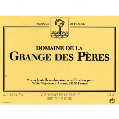 Domaine de la Grange Des Peres Vin de Pays de L'Herault 2015 (6x150cl)