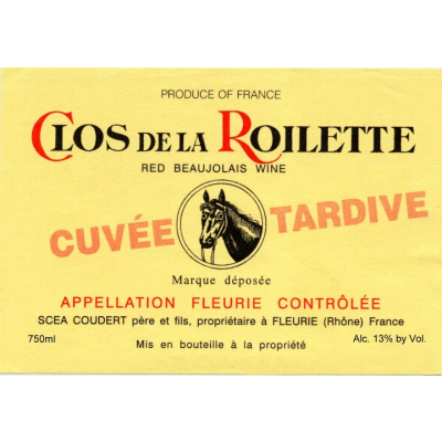Clos de la Roilette Fleurie Cuvee Tardive 2018 (12x75cl)