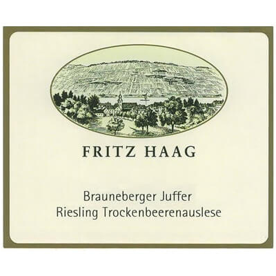 Fritz Haag Brauneberger Juffer Sonnenuhr Riesling Trockenbeerenauslese 2010 (1x150cl)