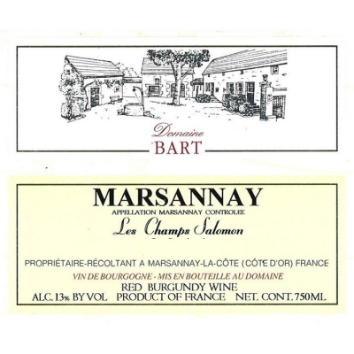 Bart Marsannay Au Champs Salomon 2020 (6x75cl)
