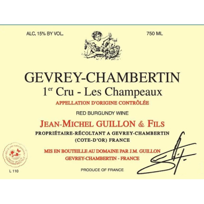 Jean Michel Guillon Gevrey Chambertin 1er Cru Les Champeaux 2022 (6x75cl)