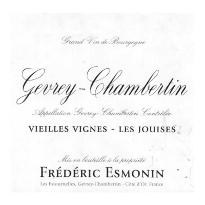 Frederic Esmonin Gevrey-Chambertin Jouises 2022 (6x75cl)