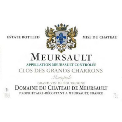 Chateau Meursault Meursault Clos des Grands Charrons 2018 (6x75cl)