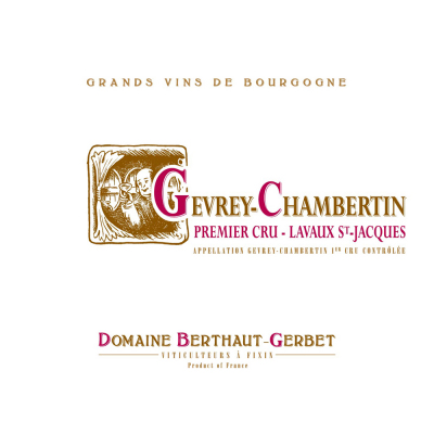Berthaut Gevrey-Chambertin 1er Cru Lavaux-St-Jacques  2013 (6x75cl)