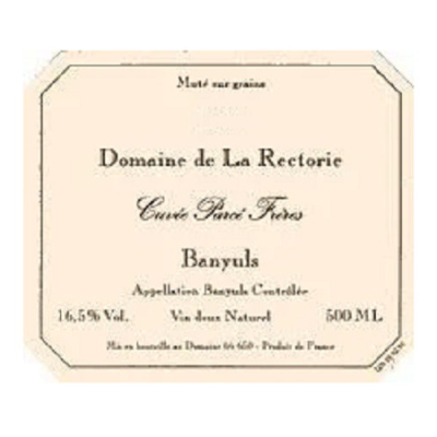 Rectorie Banyuls Parce Freres 2013 (12x50cl)